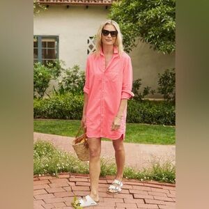 Frank and Eileen Mary dress, hot strawberry, size M